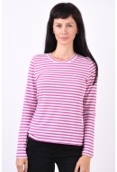 Bluza Dama Jdy Jdyfransiska Stripe O-Neck Violet/White Stripes